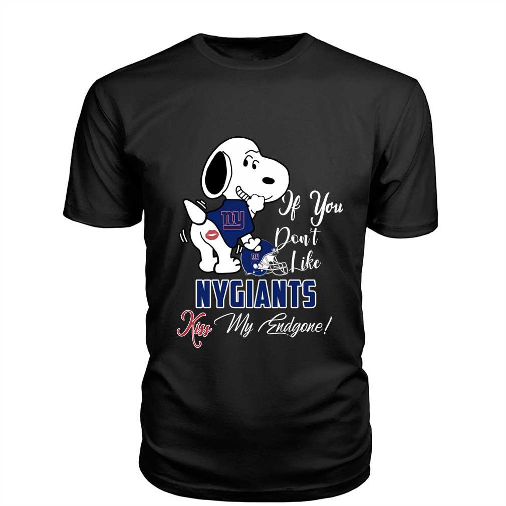 nfl new york giants snoopy dog kiss my endgone shirt