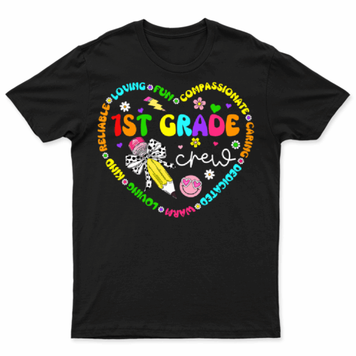1st Grade Crew Back To School First Grade Teacher Student