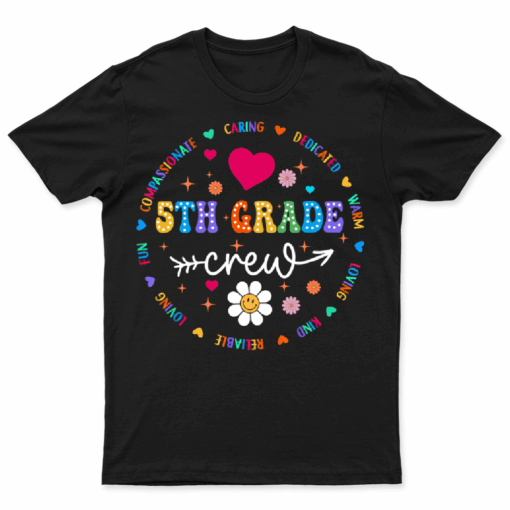5th Grade Crew Back To School Fifth Grade Teacher Student