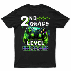 Back To School 2Nd Grade Boys Gamer First Day School Level T Shirt