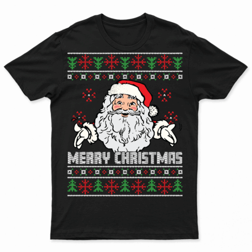 Big Nick Energy Santa Naughty Adult Ugly Christmas Sweater T Shirt