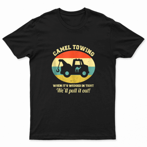 Camel Towing Retro Adult Humor Saying Funny Halloween Funny Tank Top