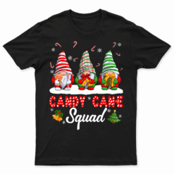 Candy Cane Squad Gnome Christmas Merry Xmas T Shirts
