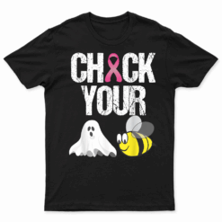 Check Your Boo Bees Shirt Funny Breast Cancer Halloween Gift T Shirt