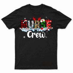 Christmas Boo Boo Crew Reindeer Nurse Buffalo Plaid Nurse Crew T Shirts