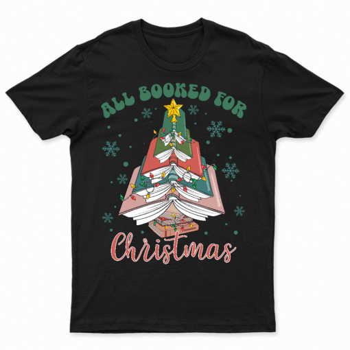 Christmas Book Tree Png, Christmas Gift, Book Lovers