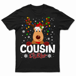 Christmas Cousin Crew Funny Reindeer Matching Pajama Gift