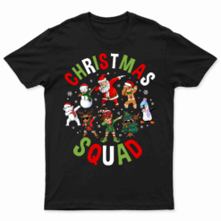 Christmas Squad Santa Dabbing Family Matching Pajamas T Shirt