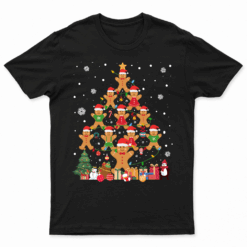 Christmas Tree Gingerbread Christmas Santa Gingerbread T Shirt