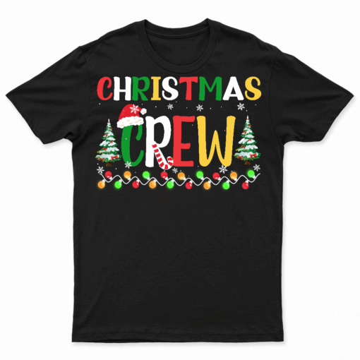 Christmas Crew Funny Xmas Tree Family Matching Pajamas Boys