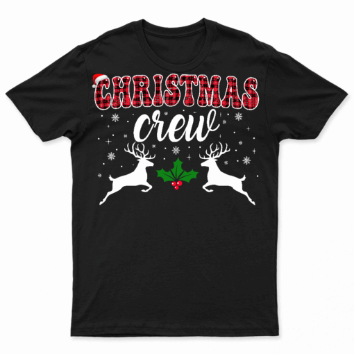 Christmas Crew Squad Xmas Tree Family Matching Pajamas Boys