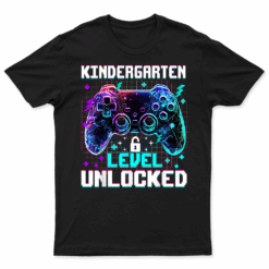 Controller Kindergarten Level Unlocked 1St Day Of School Boy T Shirt