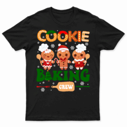 Cookie Baking Crew Family Christmas Gingerbread Team Groovy Tees