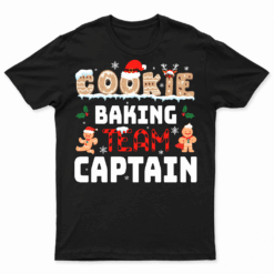 Cookie Baking Team Captain Gingerbread Christmas T Shirts