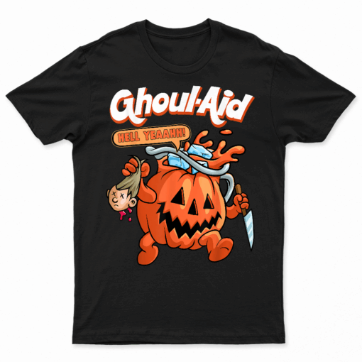 Cool Ghoul Aid Funny Ghoul Pumpkin Cute Meme Halloween T Shirt