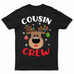 Cousin Crew Christmas Reindeer Santa Hat Matching Pajama
