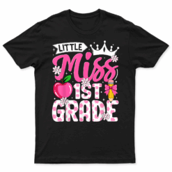 Cute Back To School 1St Grade Girls Kids First Day Of School T Shirt