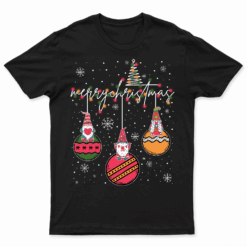 Cute Gnomes Merry Christmas Light Family Gnome Xmas Matching Shirts