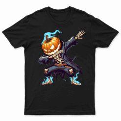 Dabbing Halloween Skeleton Monster Dab Spooky Boys Halloween T Shirt
