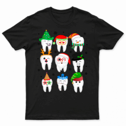 Funny Christmas Teeth Dentist Shirt, Christmas Dental Squad