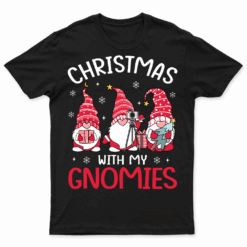 Gnome Family Christmas Shirts For Women Men   Gnomies Xmas T Shirt