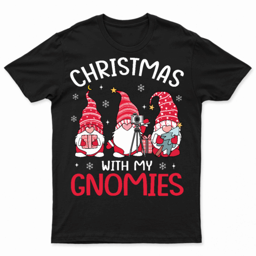 Gnome Family Christmas Shirts For Women Men   Gnomies Xmas T Shirt