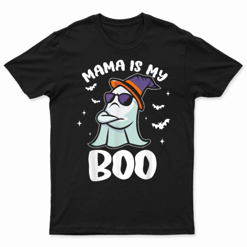 Groovy Mama Is My Boo Halloween Toddler Boys Girls Kids T Shirt