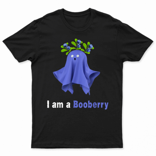 Halloween Blueberry Costume Ghost Funny Blueberry Pun T Shirt