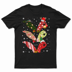 Ho Ho Ho ASL Sign Language Matching Family Pajamas Christmas