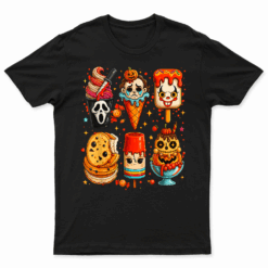 Horror Movie Summer Popsicle Halloween Ice Cream Summerween T Shirt