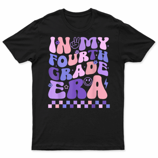 In My Fourth Grade Era 4Th Grade Teacher Student Boy Girl T Shirt
