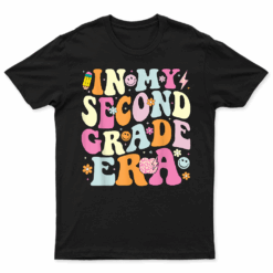 In My Second Grade Era 2Nd Grade Girl Teacher Back To School T Shirt
