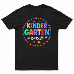 Kindergarten Crew Back To School Kindergarten Teacher Kids T Shirt