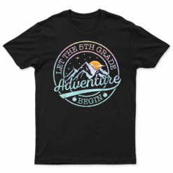 Let The 5Th Grade Adventure Begin Retro First Day Of School T Shirt
