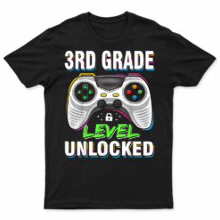 Level 3Rd Grade Unlocked Back To School First Day Boys Girls T Shirt
