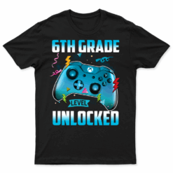 Level 6th Grade Unlocked Back To School First Day Boy Kids