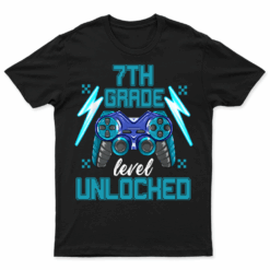Level 7th Grade Unlocked Back To School First Day Boys Girls