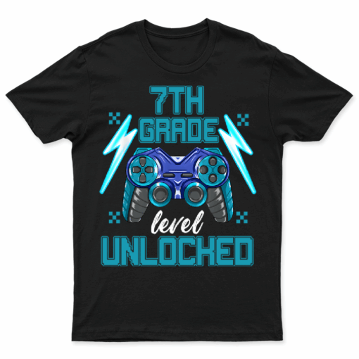 Level 7th Grade Unlocked Back To School First Day Boys Girls