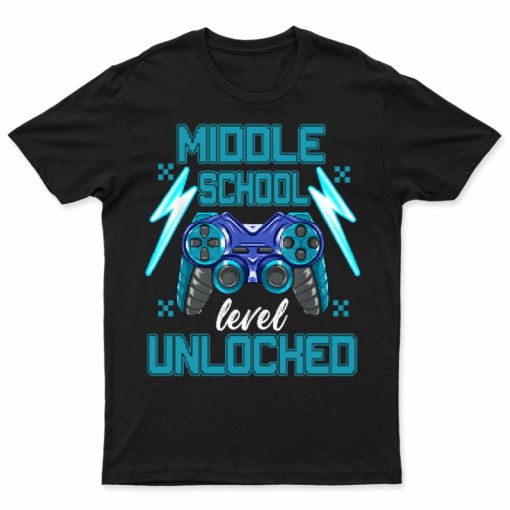 Level Middle School Unlocked Back To School First Day Boys