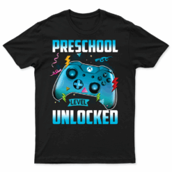 Level Preschool Unlocked Back To School First Day Boy Kids