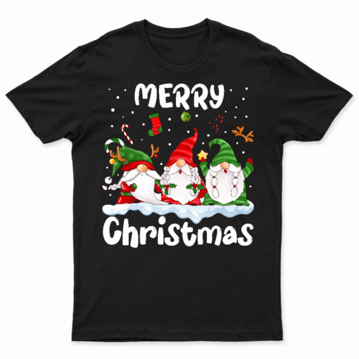 Merry Christmas Gnomes Xmas Family Men Women T Shirt