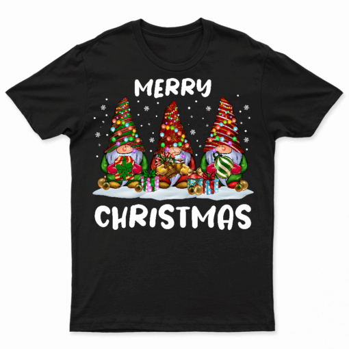 Merry Christmas Gnomes Xmas Family Men Women T Shirt