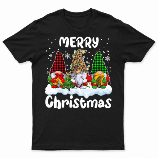 Merry Christmas Gnomes Xmas Family Men Women T Shirt S