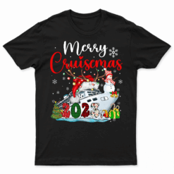 Merry Cruisemas Cruise Ship Family Vacation Christmas Funny T Shirt