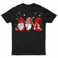 Nurse Christmas Gnomes Cute Xmas Scrub Top For Nurses Women T Shirt