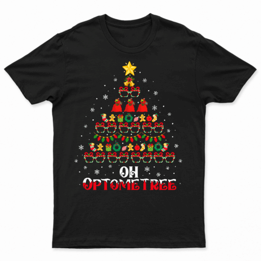 Oh Optometree Christmas Shirt, Optician Christmas Tree Shirt, Optometry Shirt