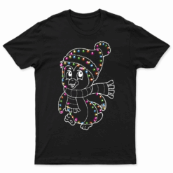 Penguin Santa Lights Christmas Pajamas Cute Penguins Xmas T Shirt