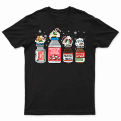 Peppermint Mocha Propofol Christmas Nurse ER ED ICU RN Scrub T Shirt