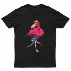 Pink Flamingo Pirate Halloween Flamingo Fan Pirate Lover Long Sleeve T Shirt