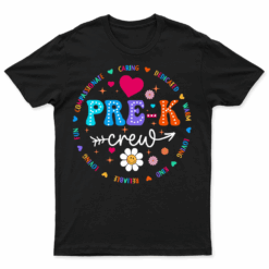 Pre K Crew Back To School Pre K First Day Teacher Student